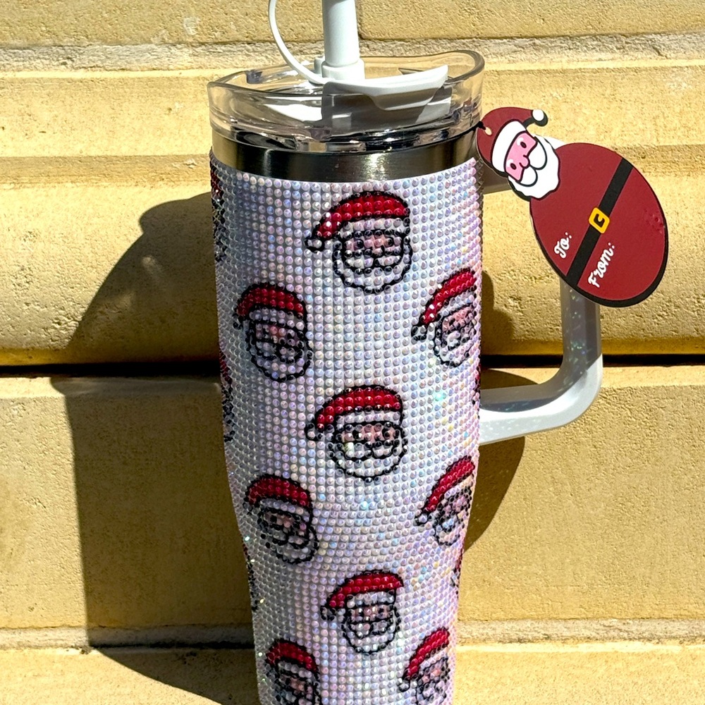 Sparkle Santa Tumbler